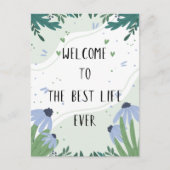 人生のバプテ最高のィストへようこそ  ポストカード (正面)