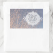 人生のバランスを取ること 長方形シール (バッグ)