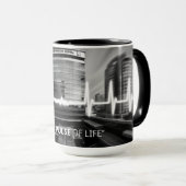 人生のパルス：イノベーションが気にすべてのビートで満たす マグカップ (正面右)