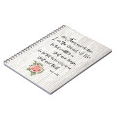 人生のパンKJV聖書の聖句 ノートブック (左側)