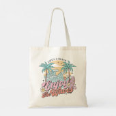 人生のビーチ楽しむ波 トートバッグ (裏面)