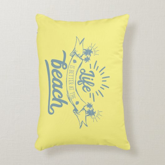 人生のビーチ アクセントクッション (正面(垂直))