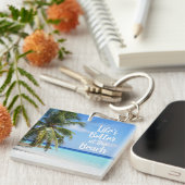 人生のビーチ キーホルダー (正面右)