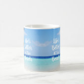 人生のビーチ コーヒーマグカップ (中央)