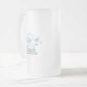 人生のビーチ フロストグラスビールジョッキ (正面左)