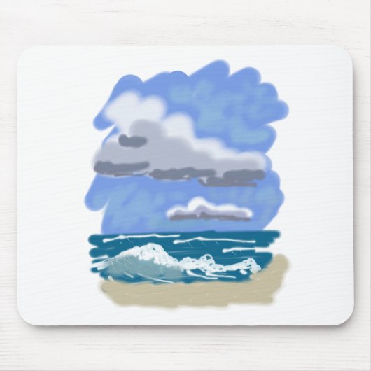人生のビーチ マウスパッド (正面)