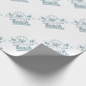 人生のビーチ ラッピングペーパー (角)