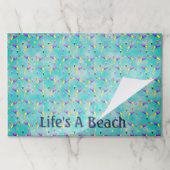 「人生のビーチ」大型ドードル·デスク ペーパーパッド (折り畳み)