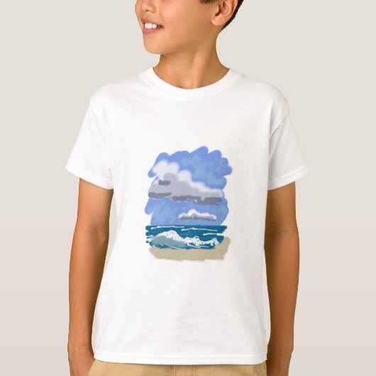 人生のビーチ Tシャツ (正面)