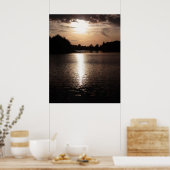 人生のファインアートの風景素晴らしの反射 ポスター (キッチン)