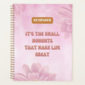 人生のフローラを作る小さな瞬間素晴らし プランナー手帳