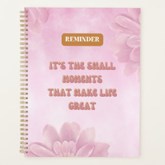 人生のフローラを作る小さな瞬間素晴らし プランナー手帳