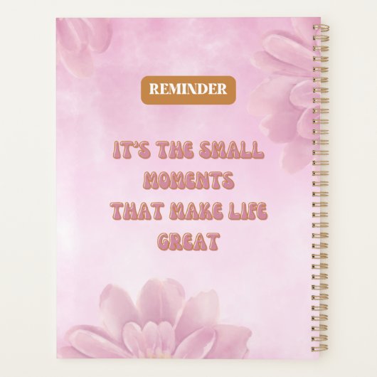 人生のフローラを作る小さな瞬間素晴らし プランナー手帳