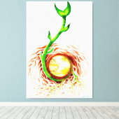 人生のポスターの種 キャンバスプリント (インサイチュ (ウッドフロア))