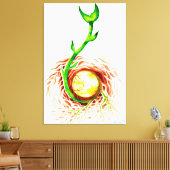 人生のポスターの種 キャンバスプリント (インサイチュ (リビング))