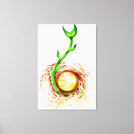 人生のポスターの種 キャンバスプリント