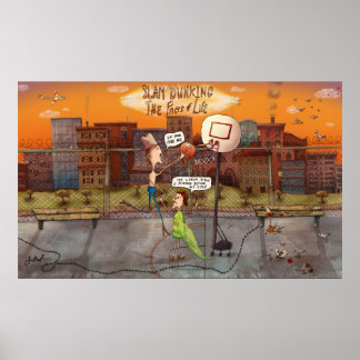 人生のポスターをバタンと叩く ポスター