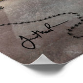 人生のポスターをバタンと叩く ポスター (角)