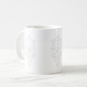 人生のマグカップのカバラの木 コーヒーマグカップ (正面左)