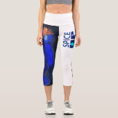 人生のモチベーション引用文 カプリレギンス (正面)