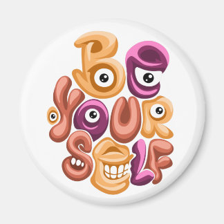 人生のモットー – 自分自身をグラフィティにする マグネット