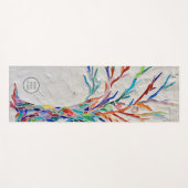 人生のヨガロゴツリー ヨガマット (正面(横))