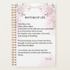 人生のリズム – 希望に満ちた詩 プランナー手帳