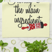 人生のレシピは家族のキッチンタオル キッチンタオル (折り畳み)