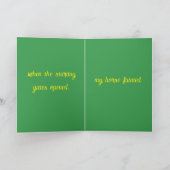 "人生のレースで…" #1 (任意) ギフトカード カード (内部)