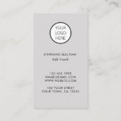 人生のロゴツリーを監督 名刺 (裏面)