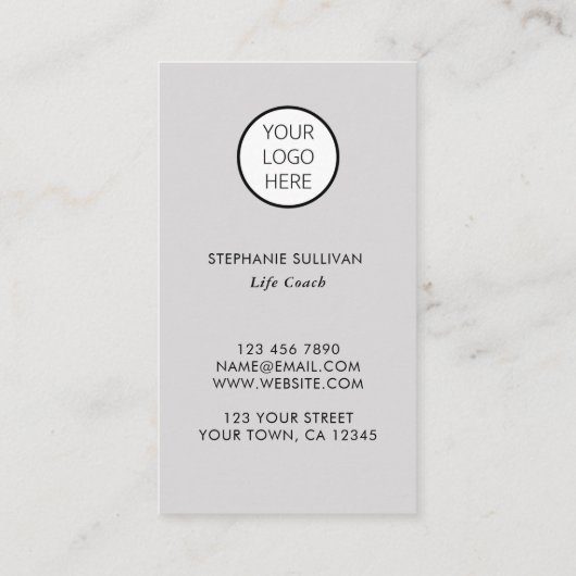 人生のロゴツリーを監督 名刺 (裏面)