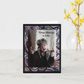 人生の三つの選択 カード (黄色い花)