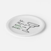 人生の与えレモンがライムを得てマーガリタスに ペーパープレート (アングル)