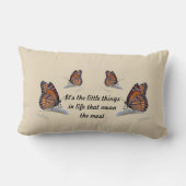 人生の中で最も意味する小さなことだ ランバークッション (裏面)