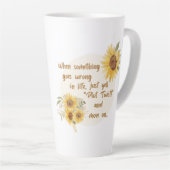 人生の何かが悪くなったら… カフェラテマグ (右アングル)