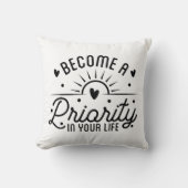 人生の優先事項になる クッション (正面)