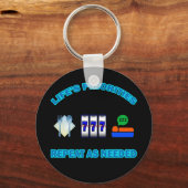 人生の優先事項 キーホルダー (正面)