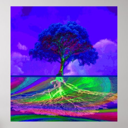 人生の充足の木 ポスター (正面)