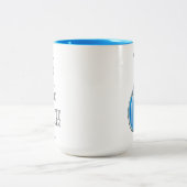 人生の公式マグカップのための錬金術。錬金術フラスコ ツートーンマグカップ (中央)