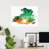 人生の切り抜きポスター ポスター (ホームオフィス)