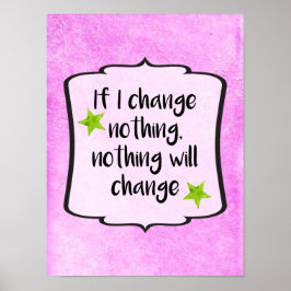 人生の前向きモチベーションを変えるインスピレーション引用文 ポスター