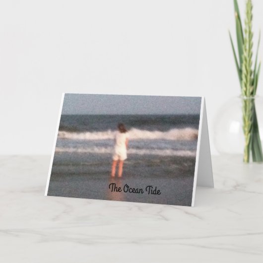 人生の勇気付けられる/変化のためのグリーティングカード サンキューカード (正面)