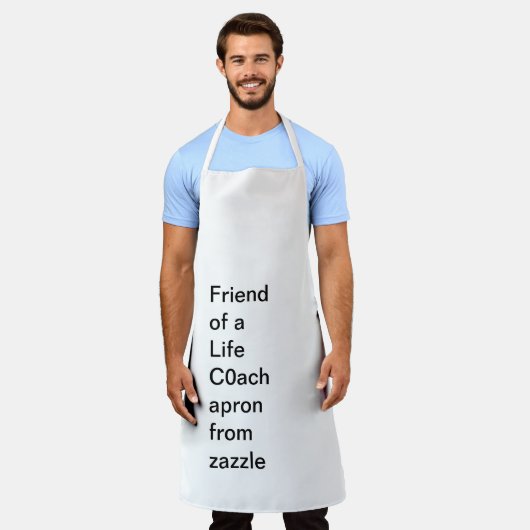 人生の友人C0achエプロン エプロン (着用した状態)