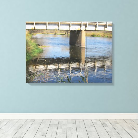 人生の反映 キャンバスプリント (インサイチュ (ウッドフロア))