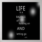 人生の名言 ポスター (正面)