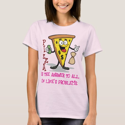 人生の問題の答えTシャツ Tシャツ (正面)