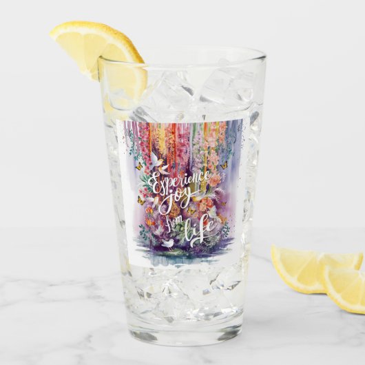 人生の喜び タンブラーグラス (アイス正面)