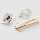 人生の喜び ピンクとゴールドの追悼 ハンドファン (組立なし)