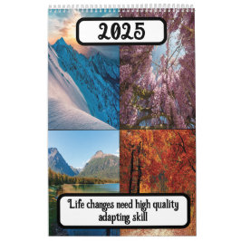 人生の変化は2025年の高品質適応スキルが必要 カレンダー