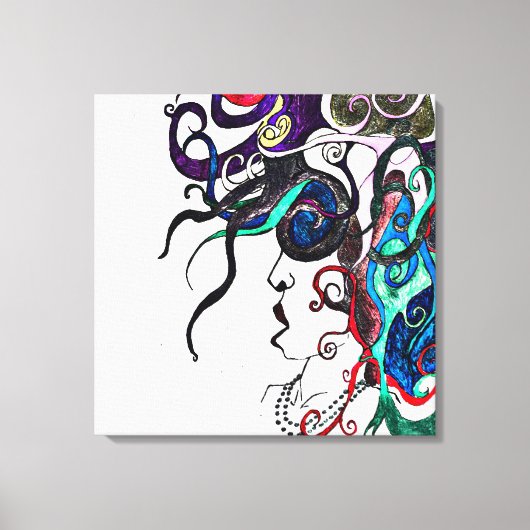 人生の女神 キャンバスプリント (正面)